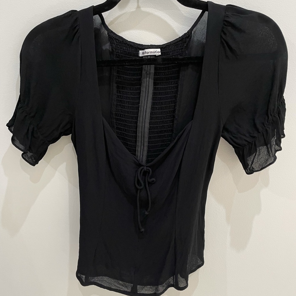 Sweetheart Sheer Blouse